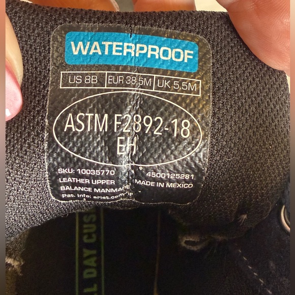 Ariat Rebar Wedge Moc Toe Waterproof Leather Work Boots Women’s Size 8B - Picture 11 of 12